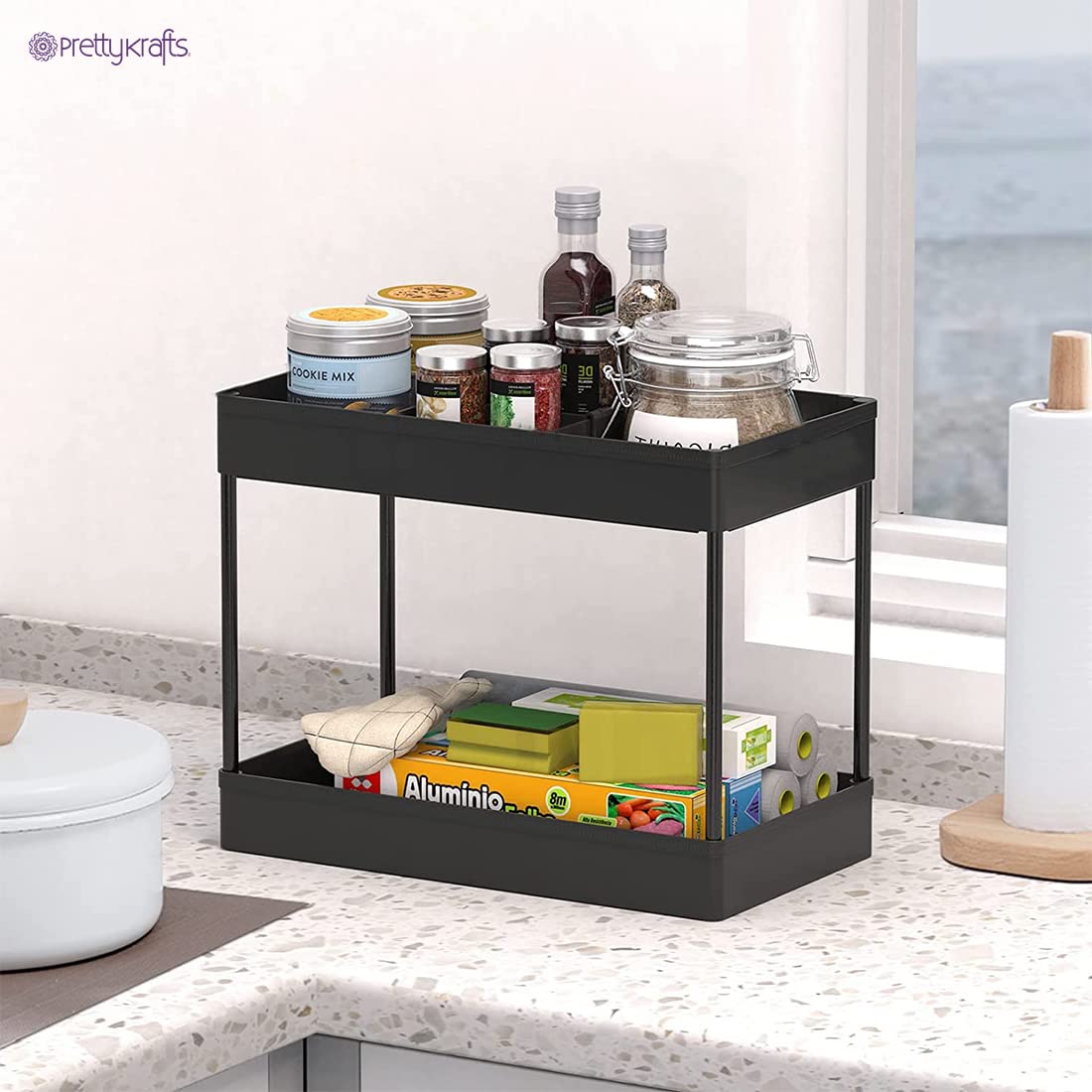2 Tier Multipurpose Plastic Storage