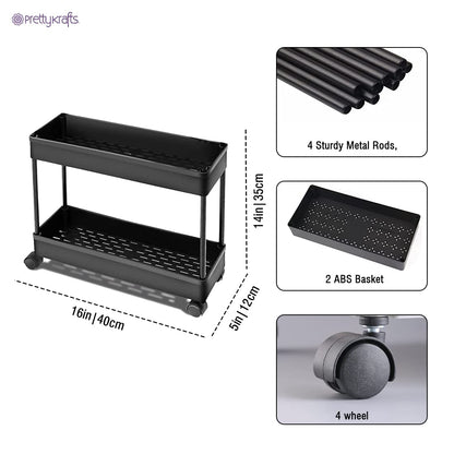 2 Tier Multipurpose Plastic Storage