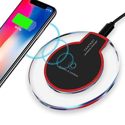 Fast Wireless Charger Pad – Universal Qi Charging Dock for All Phones