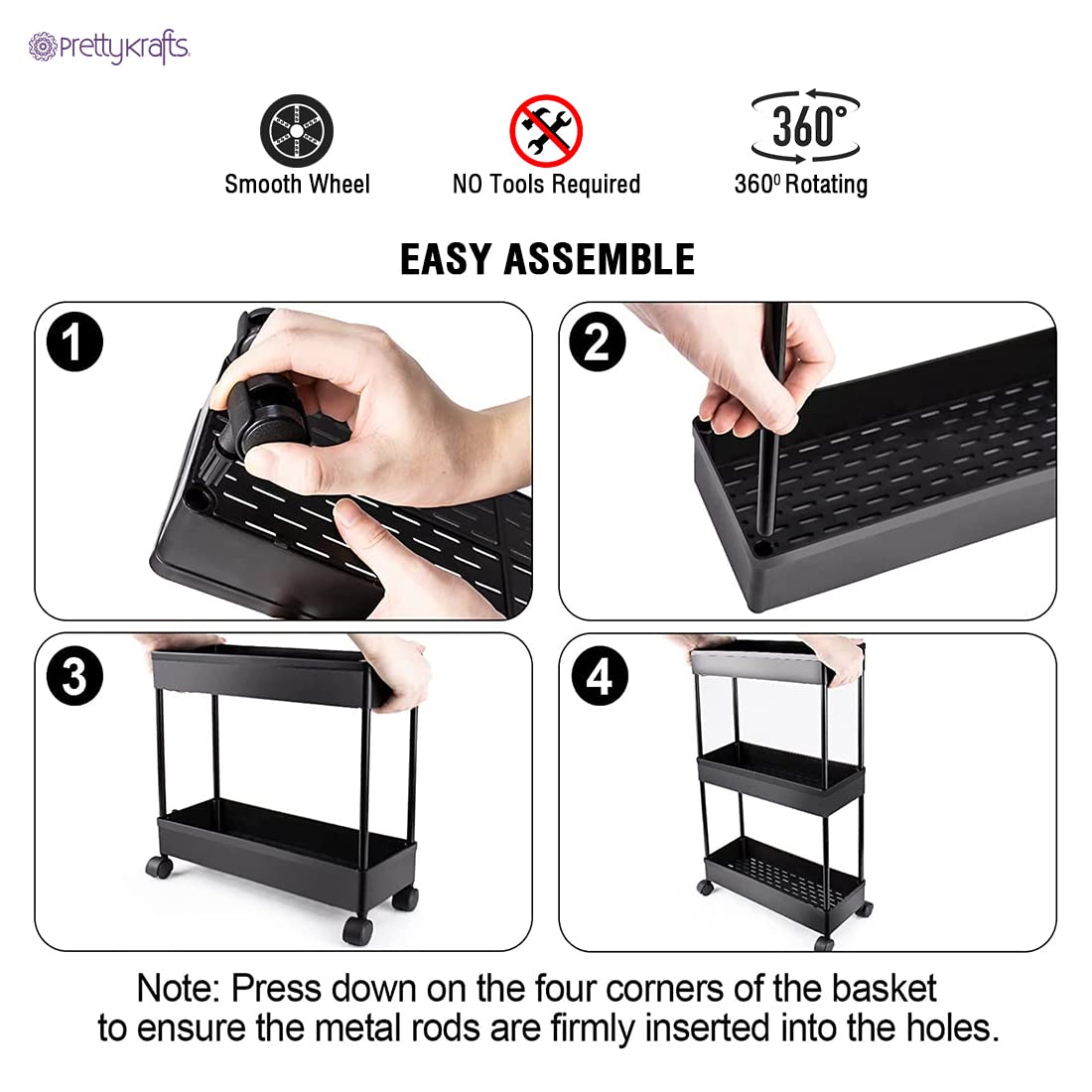 2 Tier Multipurpose Plastic Storage