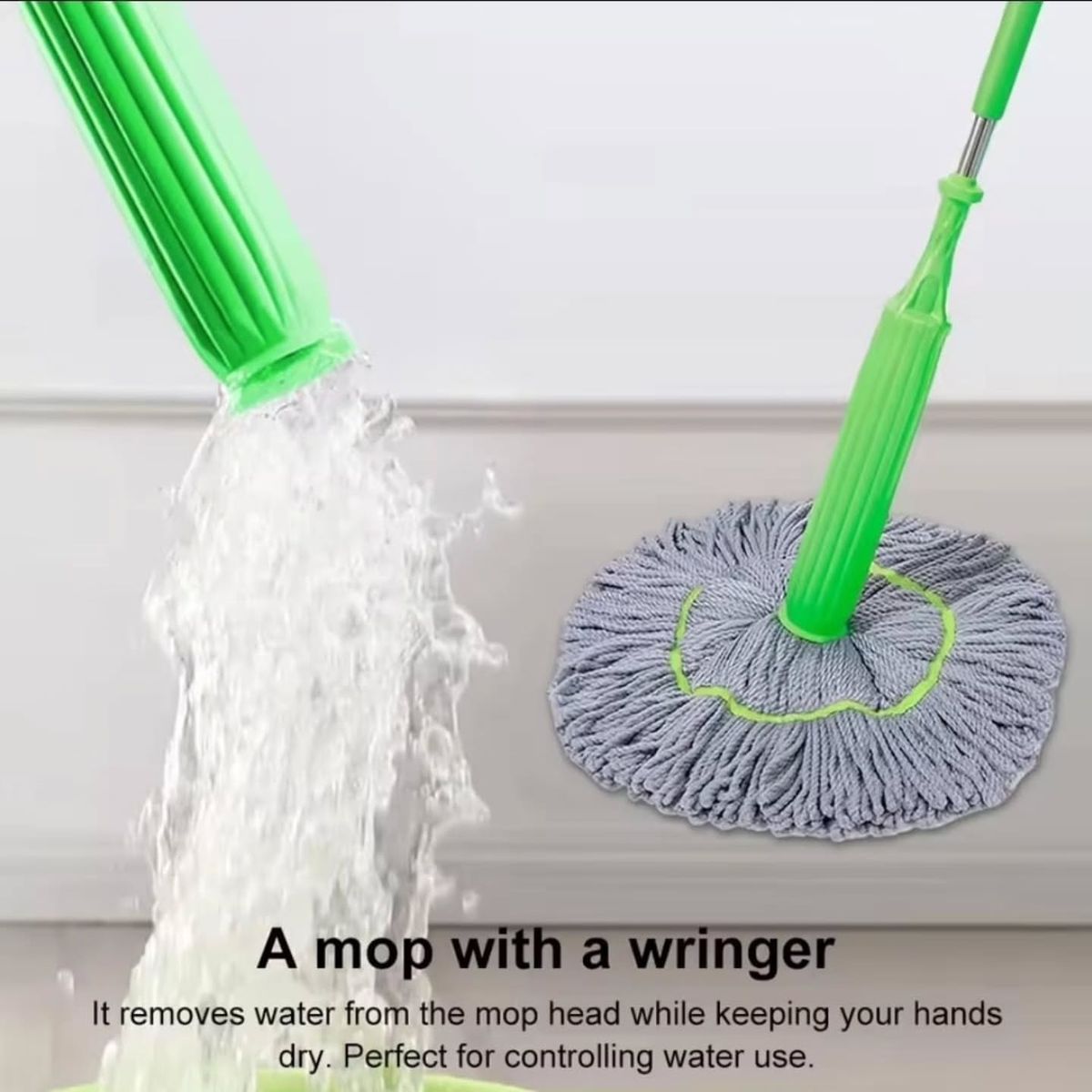 Self-twisting Water Rotating Mop